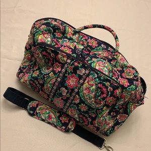 Vera Bradley Petal Paisley Iconic Weekender Travel